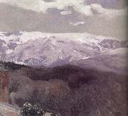 Joaquin Sorolla, Sierra Nevada in winter